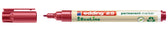 Viltstift edding 25 Eco rond 1mm rood