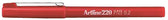 Fineliner Artline 220 rond SF rood