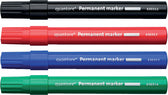 Viltstift Quantore perm rond 1-1.5mm blauw - afbeelding 2