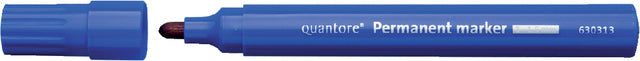 Viltstift Quantore perm rond 1-1.5mm blauw