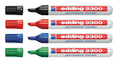 Viltstift edding 3300 schuin 1-5mm groen