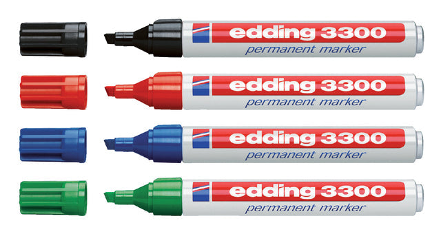 Viltstift edding 3300 schuin 1-5mm groen