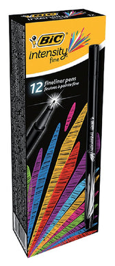 Fineliner Bic Intensity F zwart - afbeelding 3