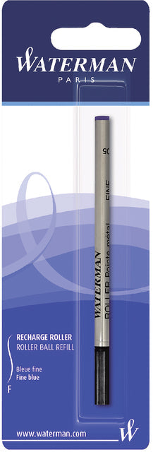 Rollerpenvulling Waterman F blauw