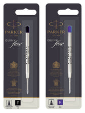 Balpenvulling Parker Quinkflow F blauw - afbeelding 3