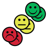 Magneet smiley 75mm emotie blij groen 5 stuks - afbeelding 2