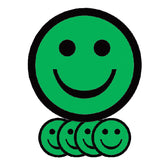 Magneet smiley 25mm emotie blij groen 5 stuks