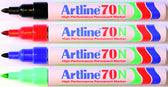 Viltstift Artline 70 rond 1.5mm groen - afbeelding 2