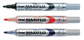 Whiteboardmarker Pentel MWL5S 1mm rood - afbeelding 2