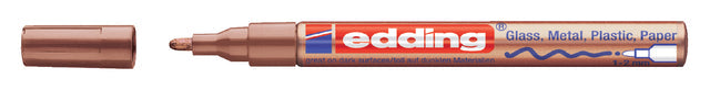 Paintmarker edding 751 oliebasis 1-2mm koper