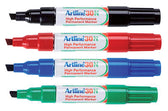 Viltstift Artline 30 schuin 2-5mm zwart - afbeelding 2