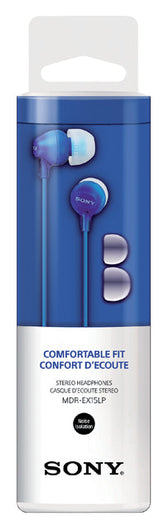 Oortelefoon Sony EX15LP basic blauw - afbeelding 2