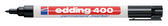 Viltstift edding 400 rond 1mm zwart - afbeelding 2