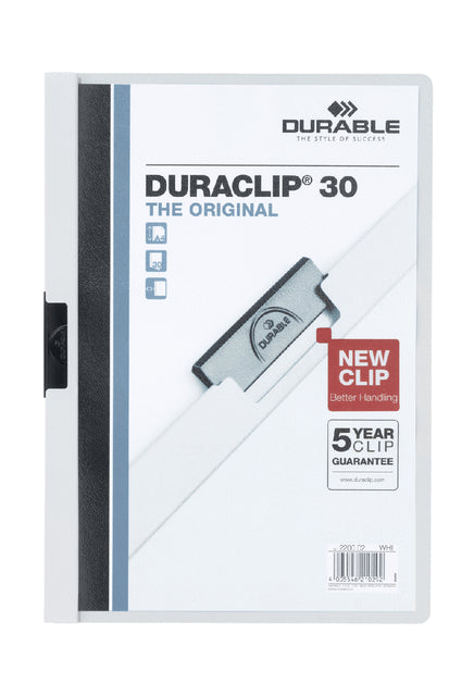 Klemmap Durable Duraclip A4 3mm 30v wt