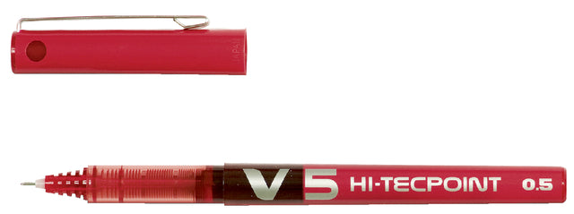 Rollerpen PILOT Hi-Tecpoint BX-V5 F rood