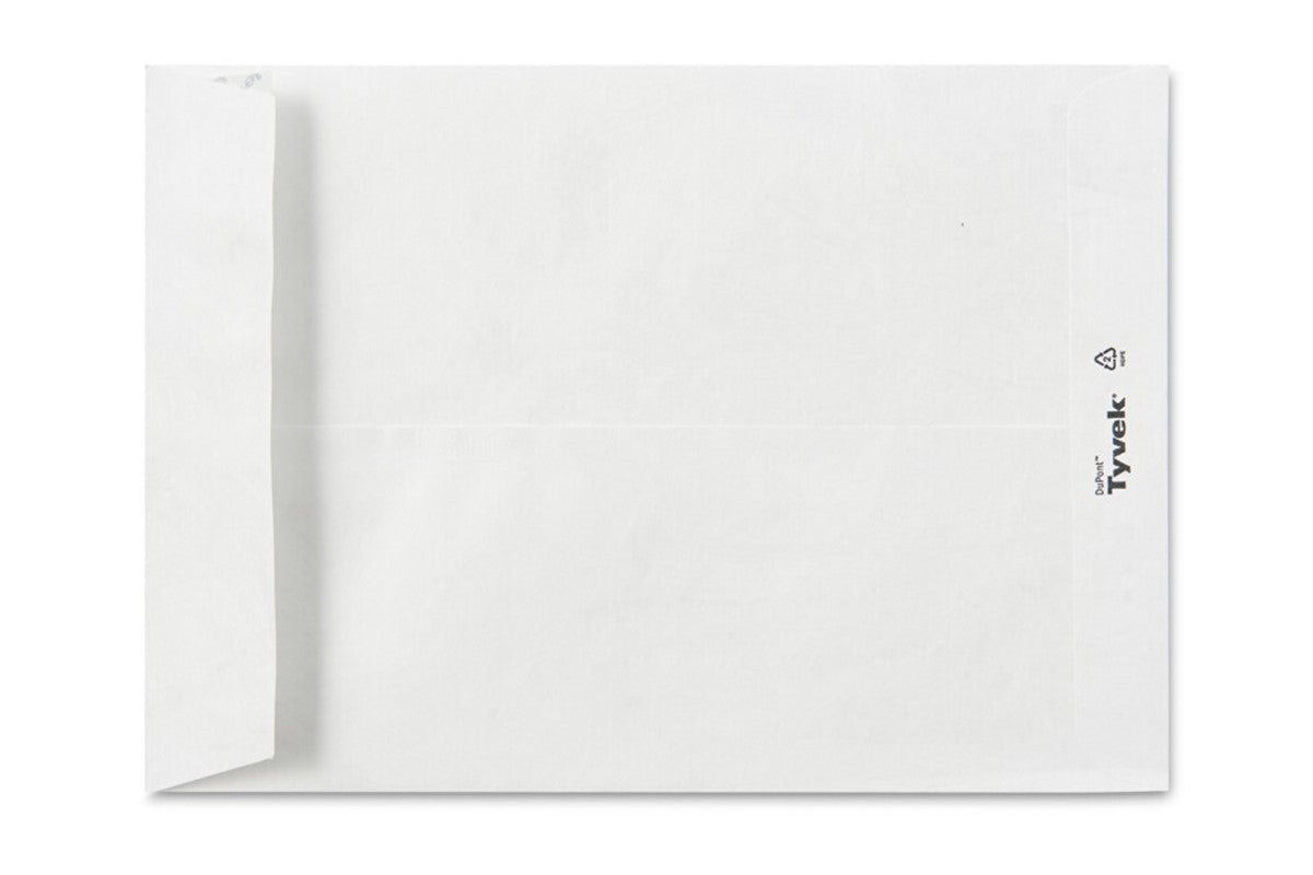 zakomslag Envelop Tyvek® met H-Bodem 160µ wit 229 x 324 x 38