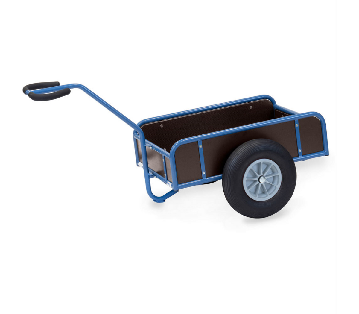 Handtrekwagen 4108P - polyurethaan wielen - met watervast wanden 845 x 545 mm