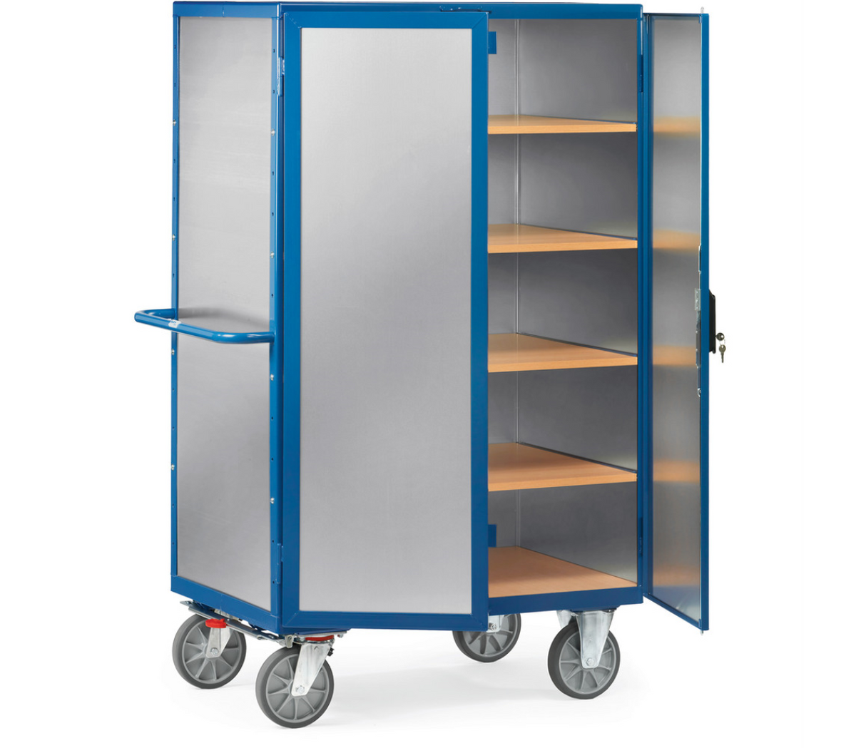 Kastwagen 5593 met wanden van aluminium plaat - Laadvlak 1.200 x 780 mm