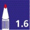 Whiteboardmarker Bic 1721 rond F rood - afbeelding 10