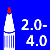 Paintmarker edding 750 oliebasis 2-4mm wit - afbeelding 6