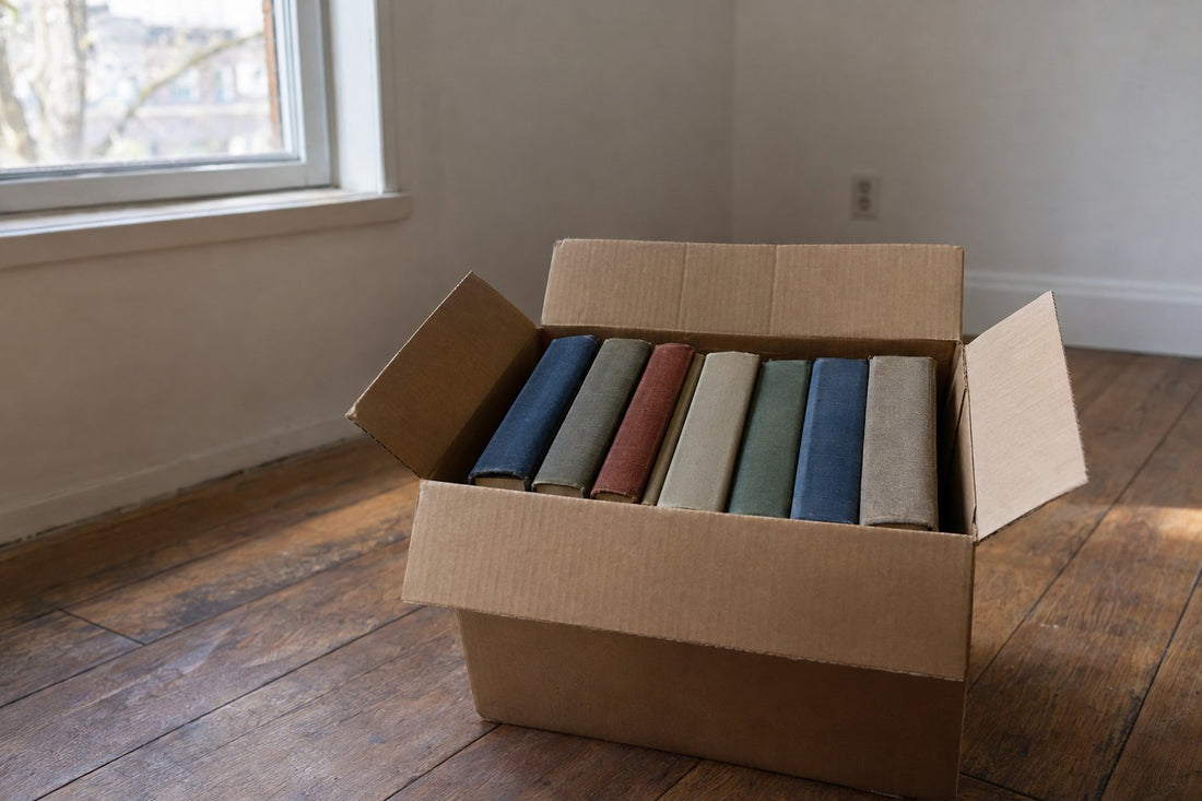 Verhuisdozen voor boeken, glas en kleding