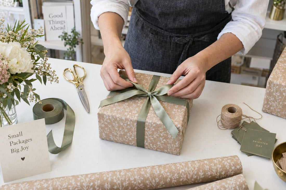 Cadeau inpakken in verschillende technieken