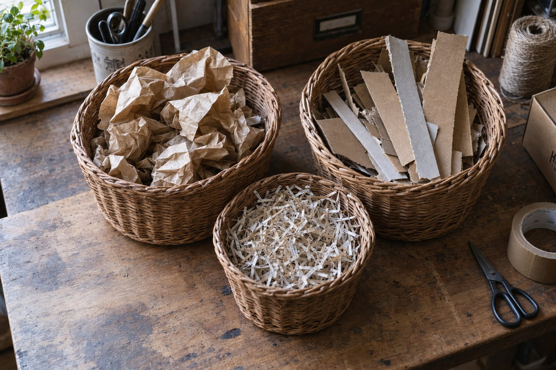 Goedkoop opvulmateriaal voor pakketten