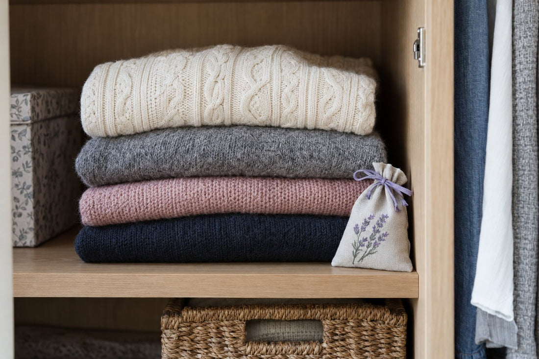 Kleding opbergen in dozen
