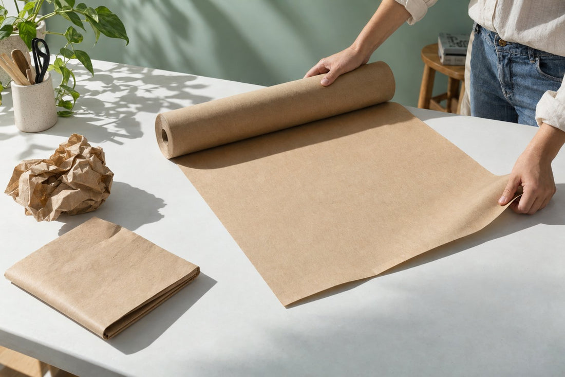 Kraftpapier gebruiken