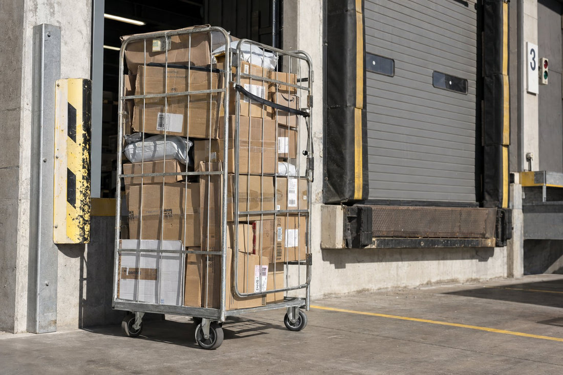 Rolcontainer voor verzending en magazijn
