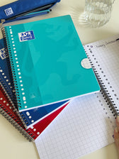 Collegeblk Oxf School A4 rt 10mm 23g 160pag ass - afbeelding 10