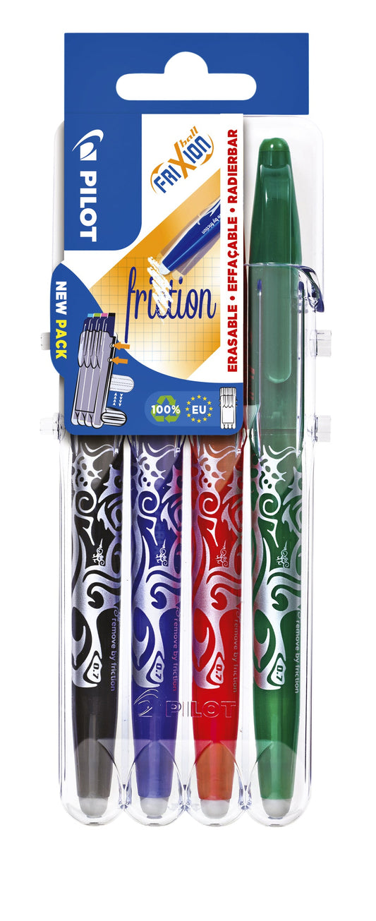 Rollerpen PILOT friXion BL-FR7 M Set2Go basis ass