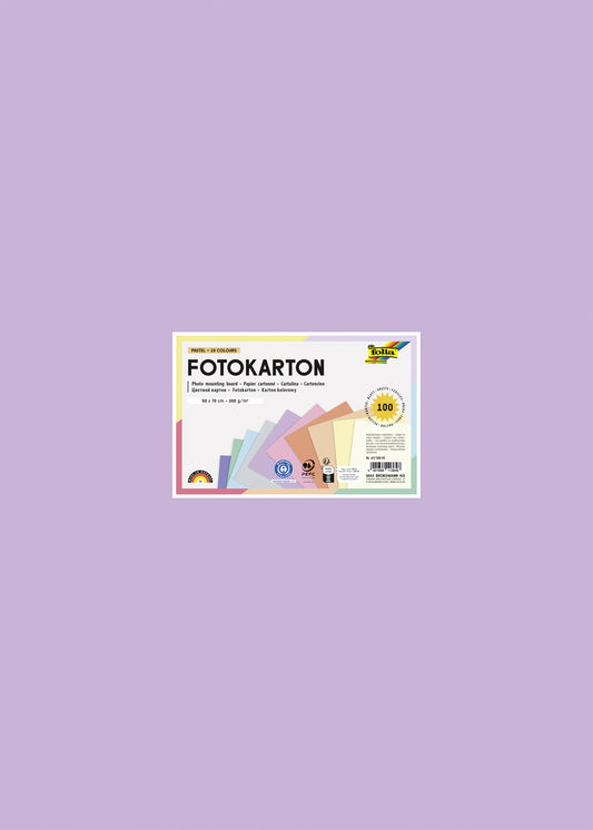 Fotokarton Folia 2z pastel 50x70cm assorti