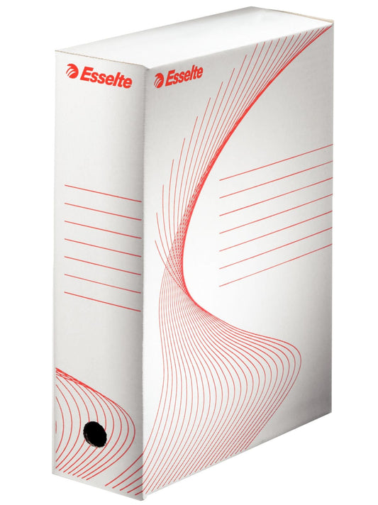 Archiefdoos Esselte standaard 100mm 352 x 250 wit
