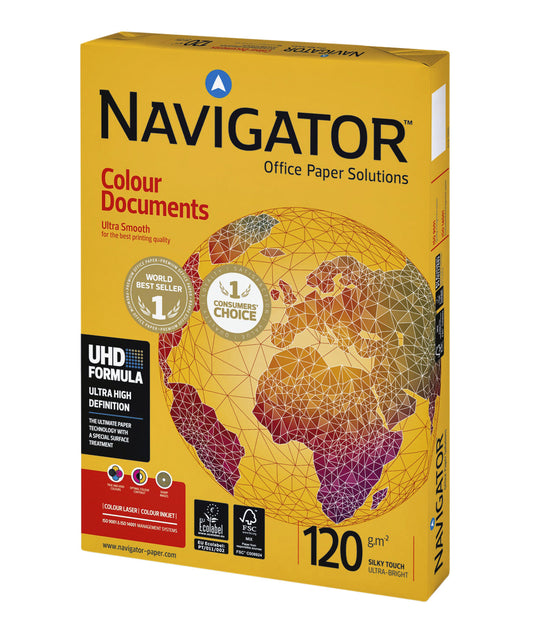 Kopieerpapier Navigator Colour Doc A3 120gr wit