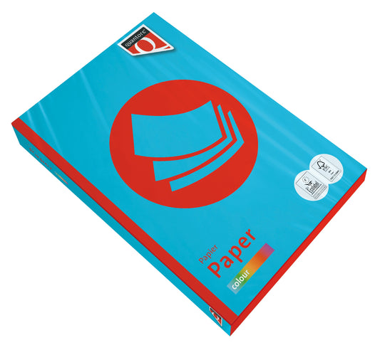Kopieerpapier Quantore Colour A4 80gr azuurblauw