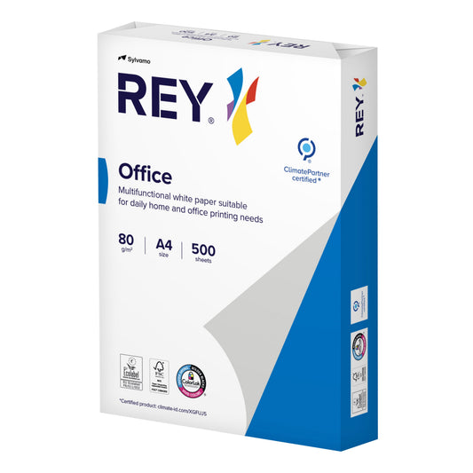 Kopieerpapier Rey Office A4 80gr wit