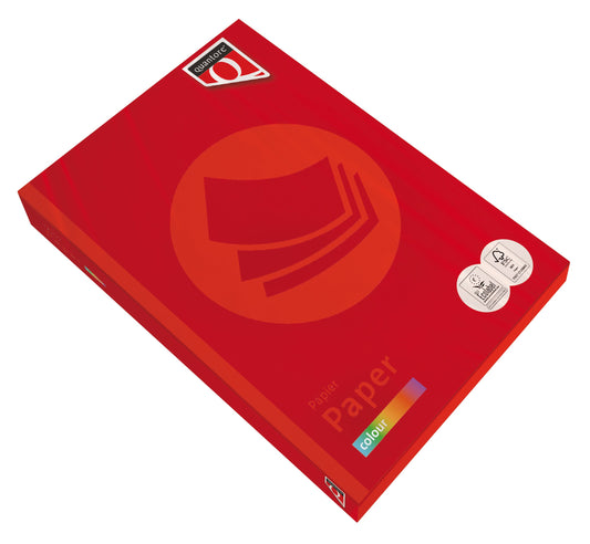 Kopieerpapier Quantore Colour A3 120gr felrood