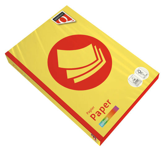 Kopieerpapier Quantore Colour A3 120gr zwavelgeel