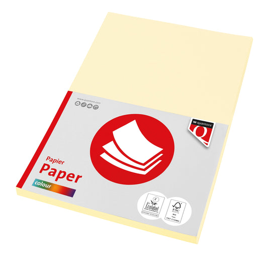 Kopieerpapier Quantore Col-50 A4 160gr ivoor