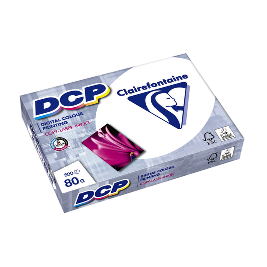 Laserpapier Clairefontaine DCP A4 80gr wit