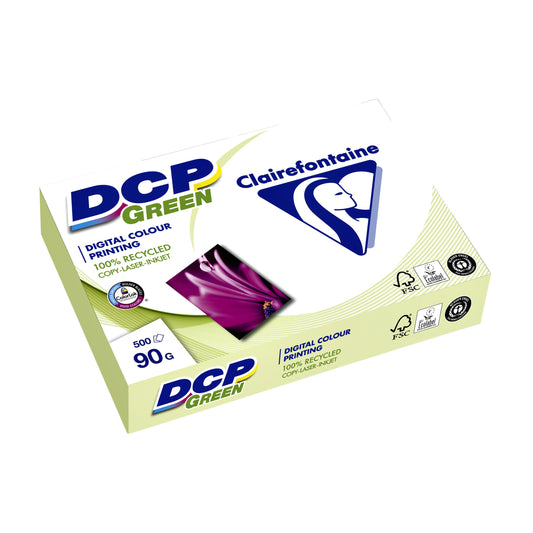 Laserpapier Clairefontaine DCP Green A4 90gr wit