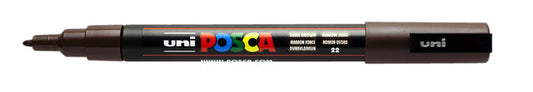 Paintmarker Uni POSCA PC3M F donkerbruin