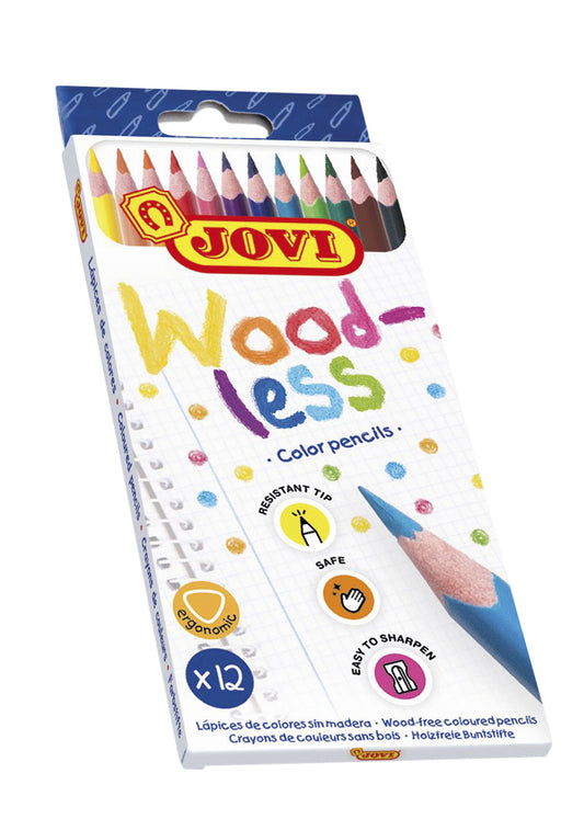 Kleurpotlood Jovi houtvrij etui assorti
