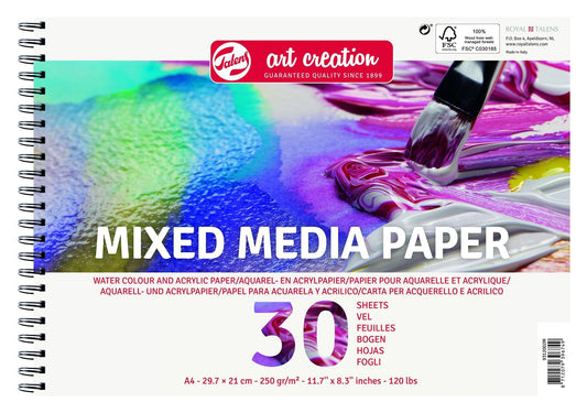 Papier Talens Art Creation mixed media A4 wit