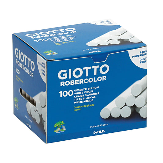 Schoolbordkrijt Giotto 100 stuks wit