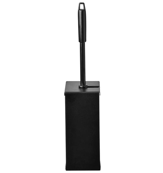Toiletborstelset Quartzline rvs zwart