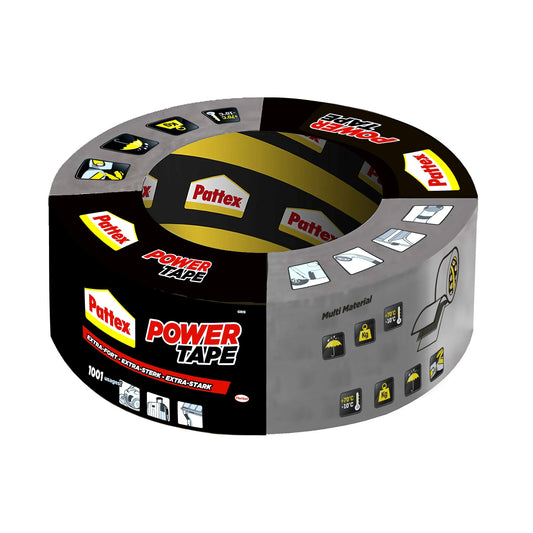 Plakband Pattex 50mmx50m power tape grijs