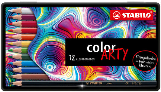 Kleurpotlood STABILO 1812 color Arty 12st assorti