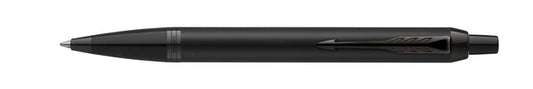 Balpen Parker IM Achromatic GB M mat zwart